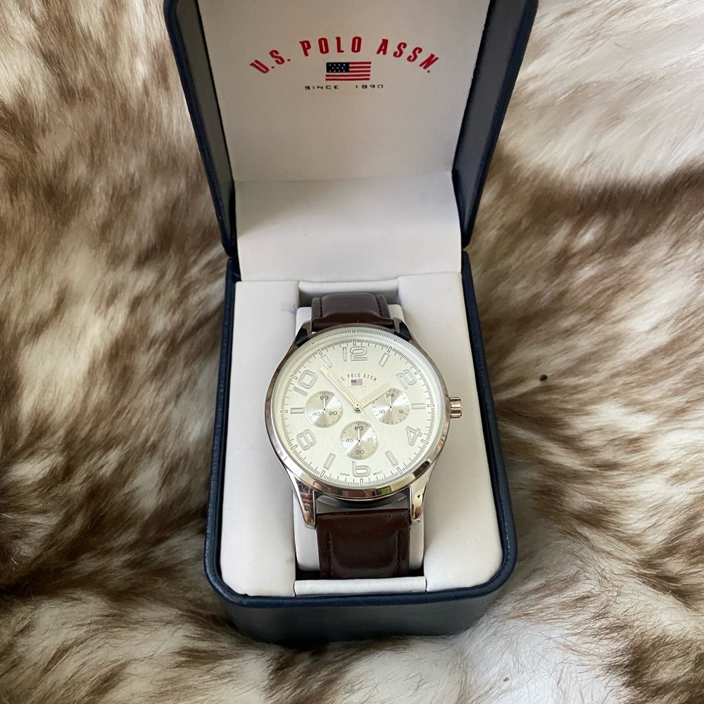 Leather Band Watch